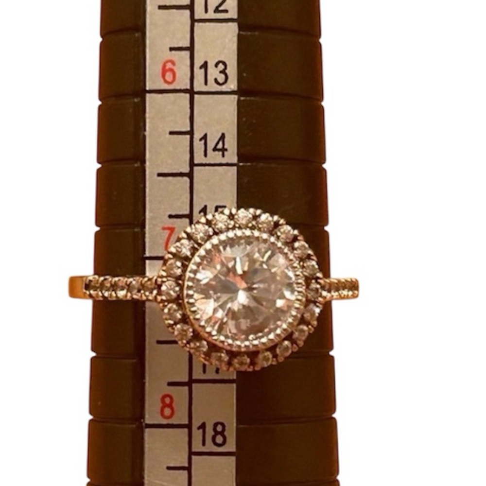 BRAND NEW STERLING SILVER RING/CZ RING - Picture 7 of 14